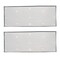 Mytee Products 2PK Front Silver Grille w/o Bug Screen for Freightliner Replace 17-14104-001, 2PK GRILLE-M2-BS-0319x2 - alternate 1