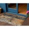 Homeroots 3' X 5' Copper And Black Abstract Washable Indoor Outdoor Area Rug 606068 - alternate 1