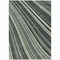 Homeroots 3' X 5' Black Gray And Ivory Striped Washable Indoor Outdoor Area Rug 614959 - alternate 2