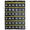Kore Design Hanging Cell Phone Pocket Storage Classroom Organizer, 36-Pockets, Black/Yellow KDPS-3624 - alternate 1