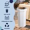 Happimess Fleur 25-Gallon Disposable Corrugated Cardboard Event Trash Can and Recycling Bin, Cotton White, 2PK HPM1300E-SET2 - alternate 4