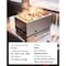 Vevor Commercial Food Warmer Buffet Bain Marie 1500W Steam Table with Power Cord M-100 - alternate 2