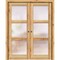 Sartodoors Sliding French Double Pocket Doors Frosted Glass, Lucia 2552 Oak, Kit Trims Rail Hardware, Solid LUCIA2552DP-DUB-5696 - alternate 1