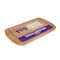 Picnic Time Family Of Brands NCAA TCU Horned Frogs Billboard Glass Top Cheese Board - Charcuterie Boards, Parawood 911-01-505-844-0 - alternate 1