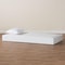 Baxton Studio Roni Modern White Wood Twin Trundle 256-14087-ZORO - alternate 3