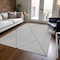 Homeroots 5' X 8' White And Black Geometric Washable Indoor Outdoor Area Rug 612161 - alternate 2