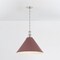 Hudson Valley Lighting Painted No. 2 21 in. Pendant in Polished Nickel/Soft Crimson by Mark D. Sikes MDS352L-PN/CRN - alternate 3