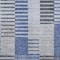 Homeroots 8' X 10' Denim Blue And Navy Blue Striped Washable Indoor Outdoor Area Rug 581692 - alternate 2