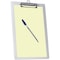 Acrimet 3 Pack Clipboard Letter Size A4 Low Profile Clip & Side Rulers, Durable Plastic - White, 3PK 134.6 - alternate 2