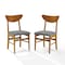 Crosley Landon 2-Piece Wood Dining Chairs W/Upholstered Seat CF6021-AC - alternate 4