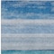 Homeroots 9' X 12' Sky Blue Striped Washable Indoor Outdoor Area Rug 608143 - alternate 3
