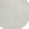 Homeroots 8' Taupe And Silver Round Geometric Washable Indoor Outdoor Area Rug 594517 - alternate 3