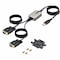 Startech.Com 13FT 4M 2-PORT USB TO SERIAL ADAPTER CABLE, INTERCHANGEABLE DB9 SCREWS/NUTS, COM 2P6FFC-USB-SERIAL - alternate 2