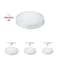 Smarty Had A Party 18 in Clear Round Plastic Trays, 25PK 9928CL-CASE - alternate 2