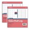 Adams Business Forms Voice Mail Log Books, One-Part (No Copies), 8.25 x 8.5, 8 Forms/Sheet, 480 Forms Total, 2PK S8714 - alternate 1