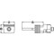 Siemens rear connection stud flat short, 1 unit accessory for: 3VA61/62 3VA9241-0QE10 - alternate 2