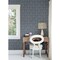 Chesapeake Garland Denim Block Tulip Wallpaper 4148-27473 - alternate 4