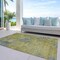 Homeroots 3' X 5' Gold Green And Gray Abstract Washable Indoor Outdoor Area Rug 603587 - alternate 3