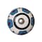 Homeroots Set of Eight Blue And White Ceramic And Metal Drawer Pull Knobs, 8PK 544436 - alternate 1