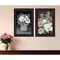 Homeroots Set Of Two Lilac and Wild Plum Bouquet Black Framed Print Wall Art, 2PK 407992 - alternate 2