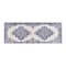 World Rug Gallery Distressed Medallion Cushioned Anti Fatigue Standing Kitchen Mat 18 ft x 47 ft Blue WR18BLUE18X47 - alternate 3