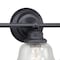 Vaxcel Huntley 3 Light Bronze Farmhouse Schoolhouse Bathroom Vanity Fixture W0190 - alternate 2