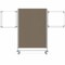 Ghent Nexus Partition, Mobile 2-Sided Fabric Bulletin Board, 65''H x 46''W, Taupe NEX224FFP-96 - alternate 2
