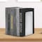 Acrimet Steel Metal Jumbo Bookends for Shelves, Heavy Duty, for Large books, White, 2PK 294.9 - alternate 2