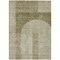Homeroots 10' X 14' Taupe Beige And Tan Geometric Washable Indoor Outdoor Area Rug 582745 - alternate 2