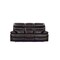 Homeroots 89" Gray Faux Leather USB Sofa With Black Legs 366311 - alternate 1