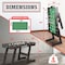 Serenelife Folding Foosball Table, 4 ft x 2 ft Full Competition Size Foldable Space Saving Table Soccer SLFSBLFD10A - alternate 2