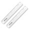 Westcott Clear Flexible Acrylic Ruler, Standard/Metric, 6 in (15 Cm) Long, Clear, 24PK 17723 - alternate 1