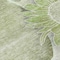 Homeroots 8' Artichoke Green And Gray Round Floral Washable Indoor Outdoor Area Rug 582232 - alternate 3