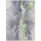 Homeroots 9' X 12' Lavender And Lime Green Abstract Washable Indoor Outdoor Area Rug 618518 - alternate 2