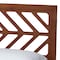 Baxton Studio Zola Platform Bed with Cutout Headboard, Queen 268-9814-14463-ZORO - alternate 2