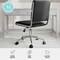 Martha Stewart Lulu Upholstered Office Chair in Black/Polished Nickel CH-240229-1-BK-MS - alternate 3