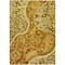 Homeroots 10' X 14' Terra Cotta Brown And Gold Floral Medallion Washable Indoor Outdoor Area Rug 603208 - alternate 2