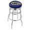 Holland Bar Stool Co 25" Chrome 2-Ring Kent State Swivel Bar Stool, Accent Ring L7C3C25KentSt - alternate 1
