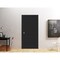 Vdomdoors Sliding Closet Bi-fold Doors 64 x 96 inches, Mela 7001 Painted Black, Sturdy Tracks Moldings Trims MELA7001BF-TCF-64 x 96 (2* 32x96) - alternate 2