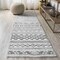 Jonathan Y Imlil Tribal Geometric Stripe Light Gray/Cream 2 ft. x 10 ft. Runner Rug MOH303A-210 - alternate 1