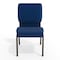 Flash Furniture Fabric Church Chair, Blue XU-CH-60096-NVY-GG - alternate 2