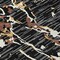Homeroots 5' X 8' Black Ivory And Brown Striped Washable Indoor Outdoor Area Rug 600877 - alternate 2