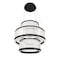 Euf Empra, Chandelier, 3-Light, 35", Matte Black, Clear Crystal 49351-026 - alternate 2