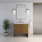 James Martin Vanities Hudson 36" Single Vanity, Honey Oak w/ 3 CM Carrara Marble Top 435-V36-HNO-3CAR - alternate 3