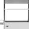 Homeroots White 24in Rolling Kitchen Cart With Storage 477879 - alternate 3