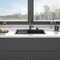 Wrightmaster 33 in. Drop-In 2-Hole Single Bowl Granite Composite Kitchen Sink with Accessories ZOR-P178359 - alternate 2