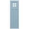 Ekena Millwork True Fit PVC San Antonio Mission Style Fixed Mount Shutters, Peaceful Blue, 18W x 42H, PR TFP001ST18X042SB - alternate 3