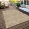 Homeroots 10' X 14' Beige And Ivory Geometric Washable Indoor Outdoor Area Rug 614058 - alternate 4