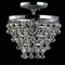 Jonathan Y Toronto 13 in. Metal/Crystal LED Flush Mount, Chrome JYL9029B - alternate 3