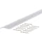 M-D Building Products Building Products 1-3/8'' X 36'' Silver Aluminum Carpet Trim with Screw Nails 78071 - alternate 1
